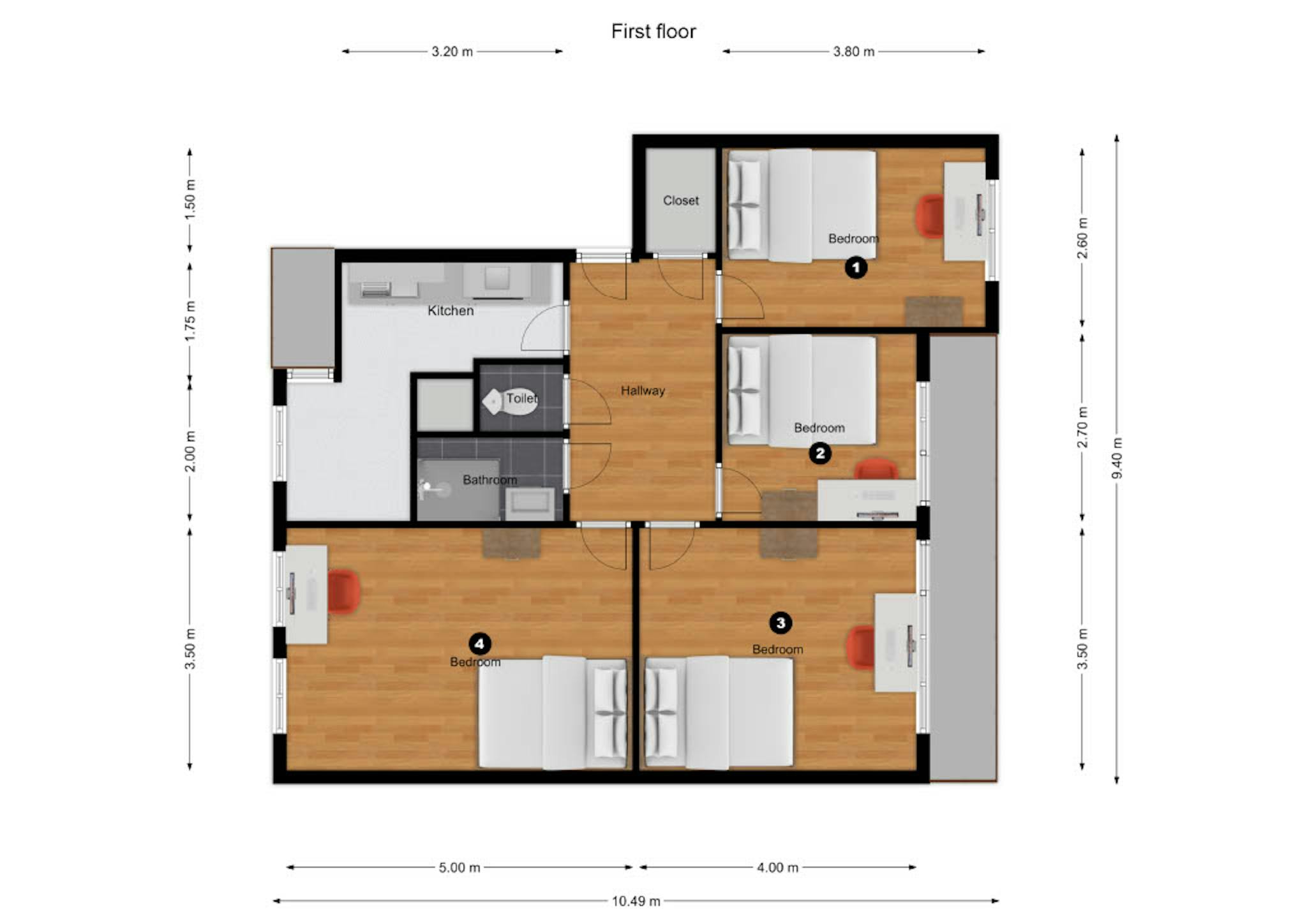 Apartment, Paulus Buijsstraat, Delft