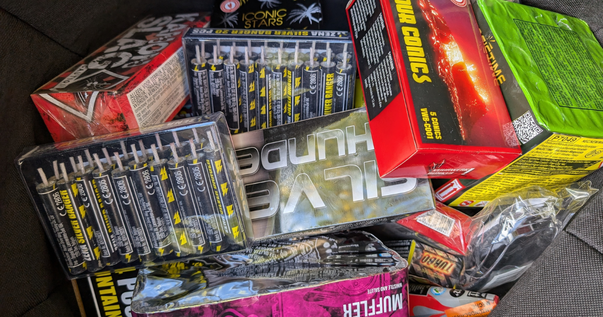 Hundreds of kilos of illegal fireworks discovered under Dutch police station