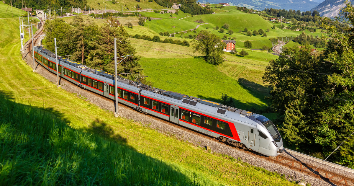 Switzerland's first self-driving train service takes to the tracks