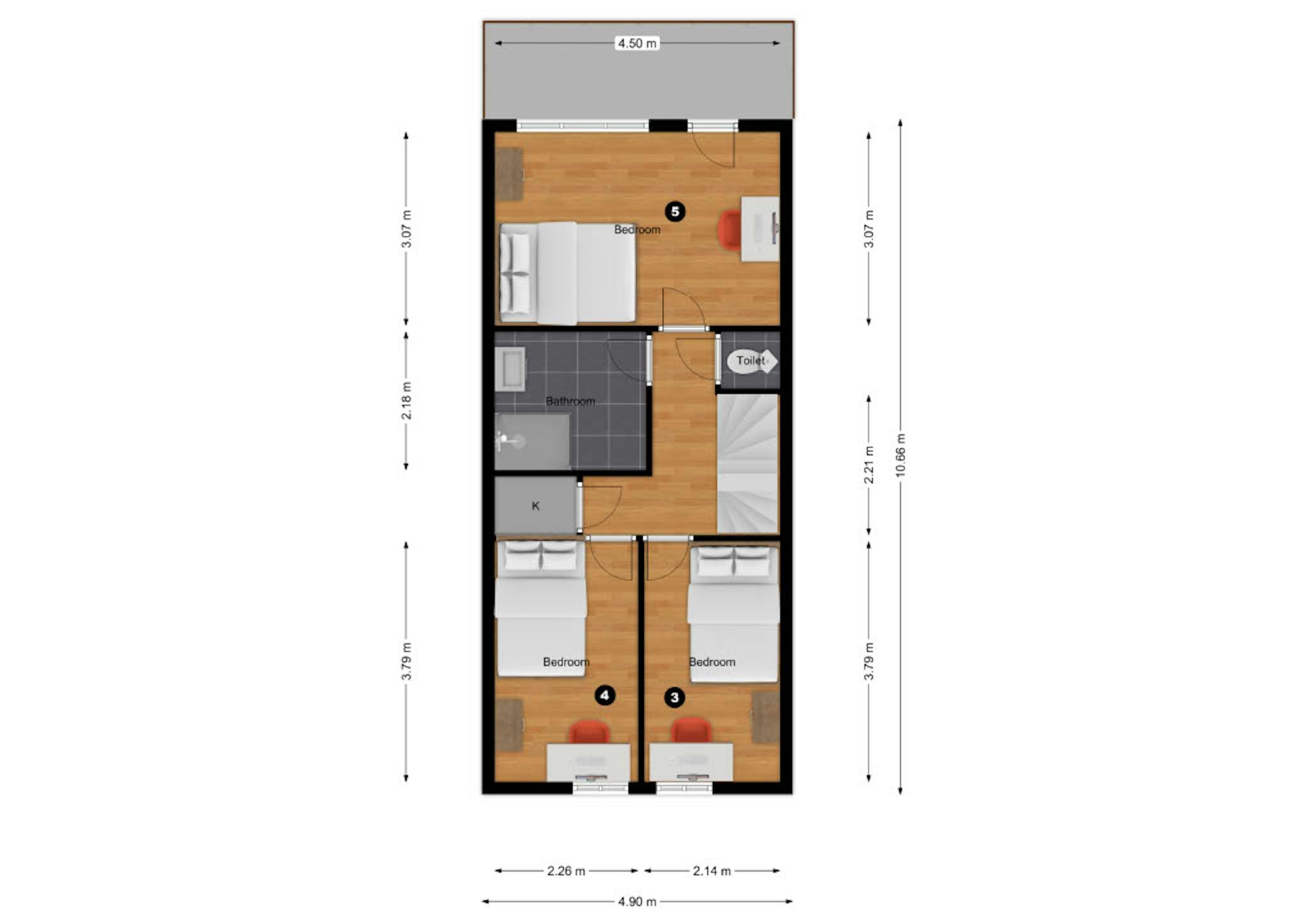 Apartment, Friesestraat, Rotterdam