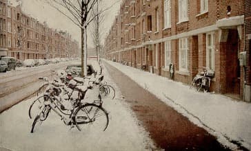 Preparation for winter cycling in the Netherlands begins