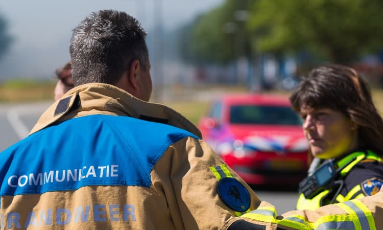 Man arrested after large fire breaks out at apartments in Amsterdam