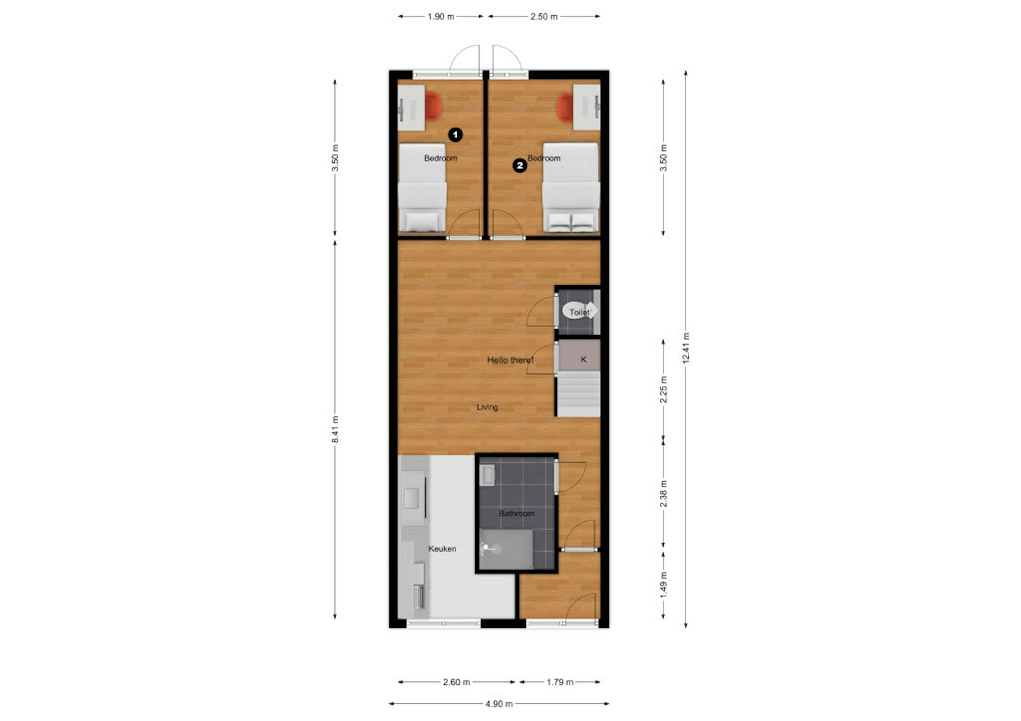 Apartment, Friesestraat, Rotterdam