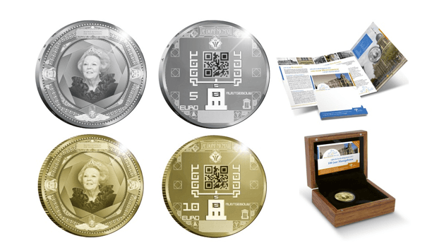 World's first QR code coins