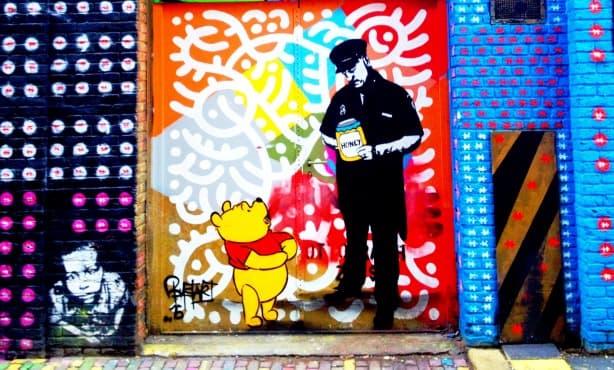 Beautiful street art in Amsterdam