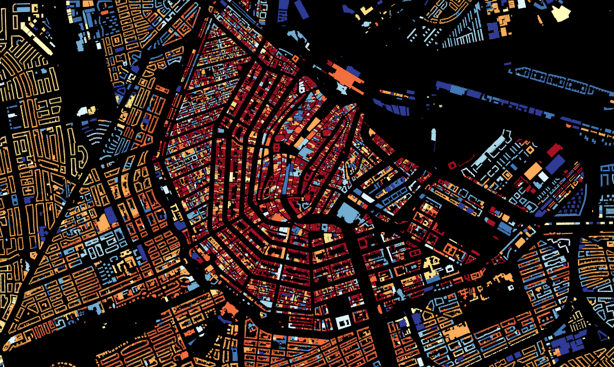 Interactive map shows age of any Dutch building