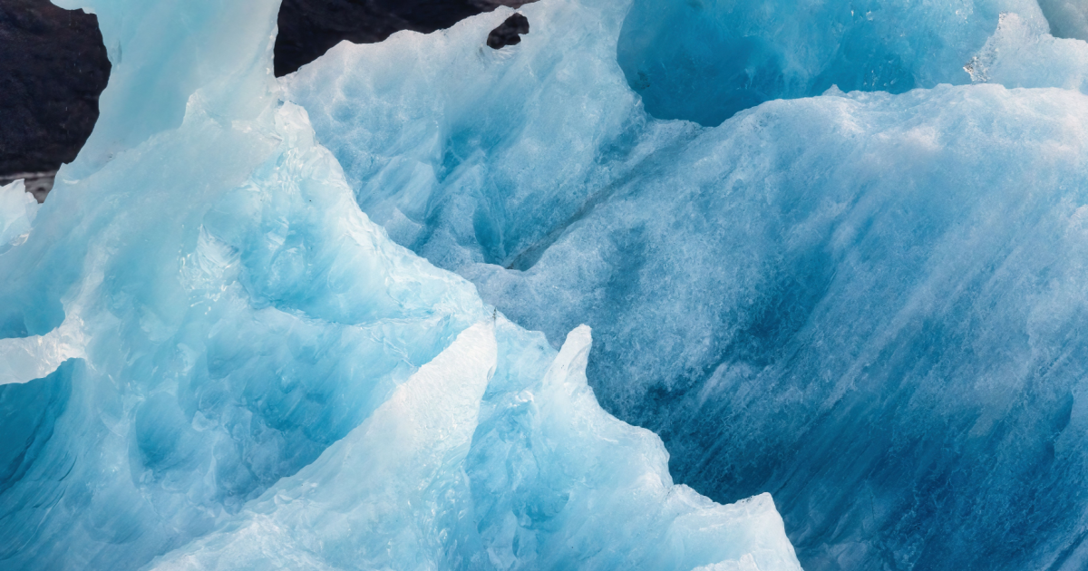 Metre-high icebergs float down Elbe near Hamburg