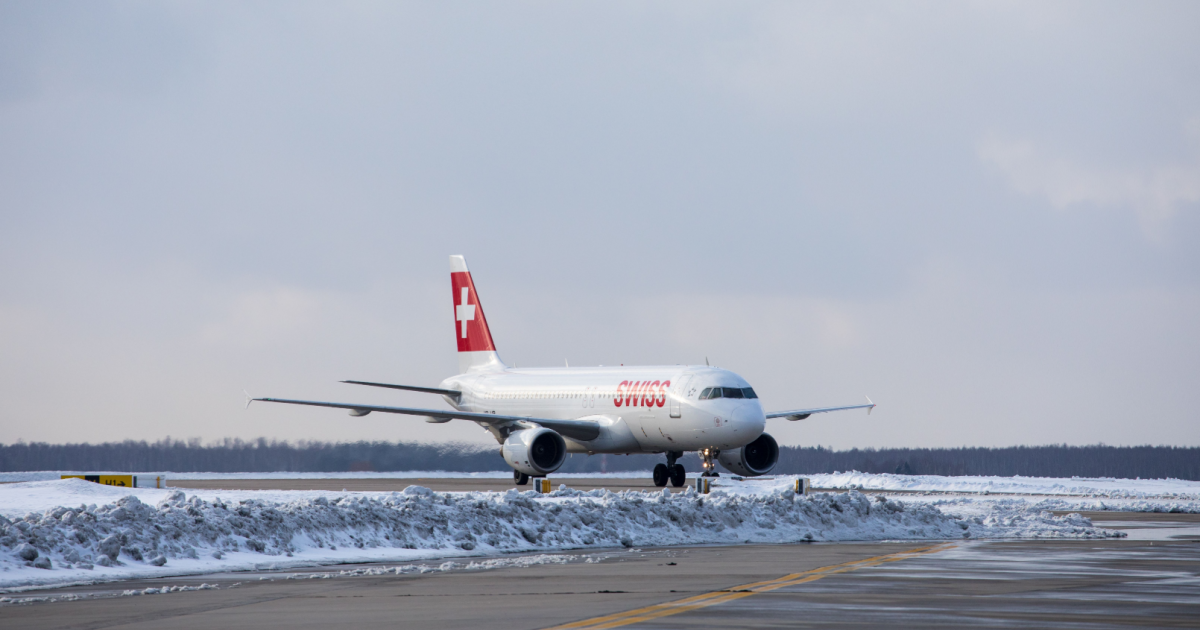 SWISS flight punctuality improved despite winter weather over Christmas