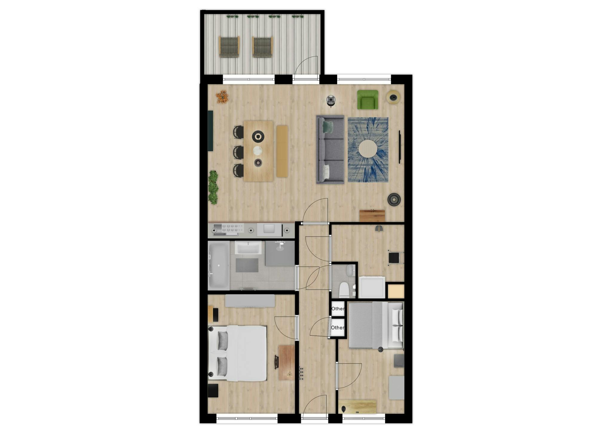 Apartment, Mary van der Sluisstraat, Amsterdam