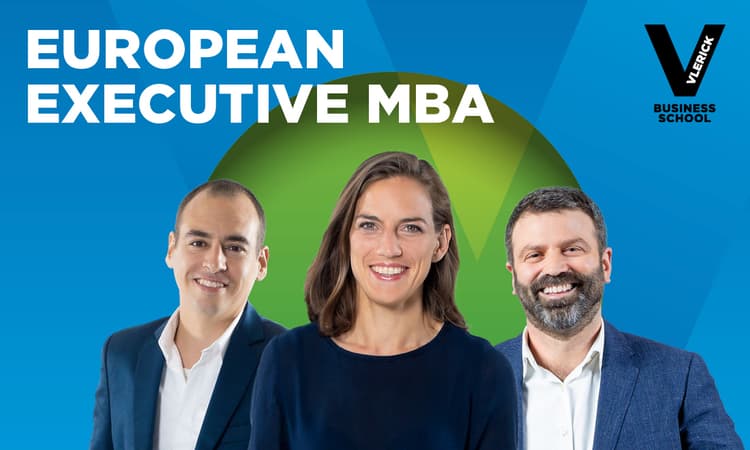 The European Executive MBA at Vlerick Business School: Be a positive impact on society