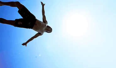 The magic of diving in