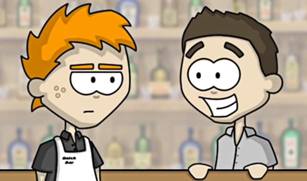 Invader Stu: The Dutch waiter