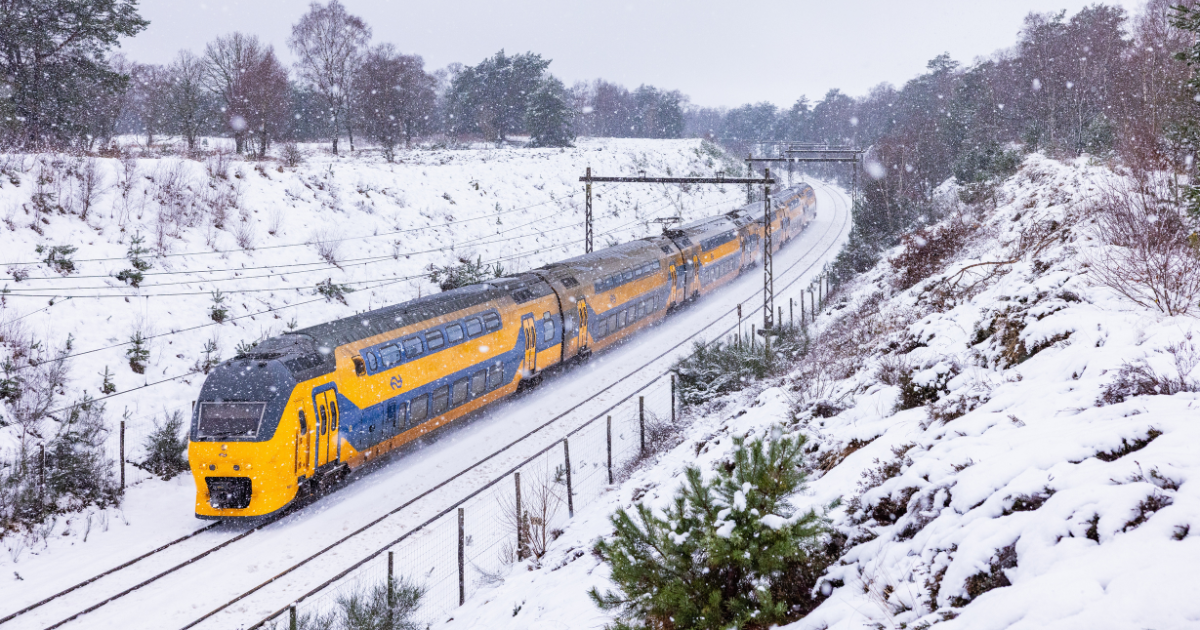 Dutch trains saw record number of disruptions in January due to snow