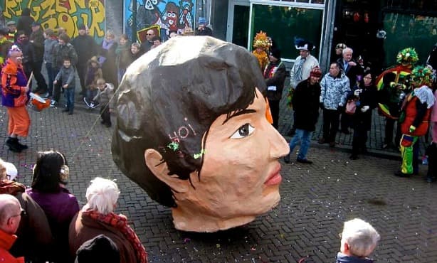 Carnival rivals in the South, Limburg vs Brabant!