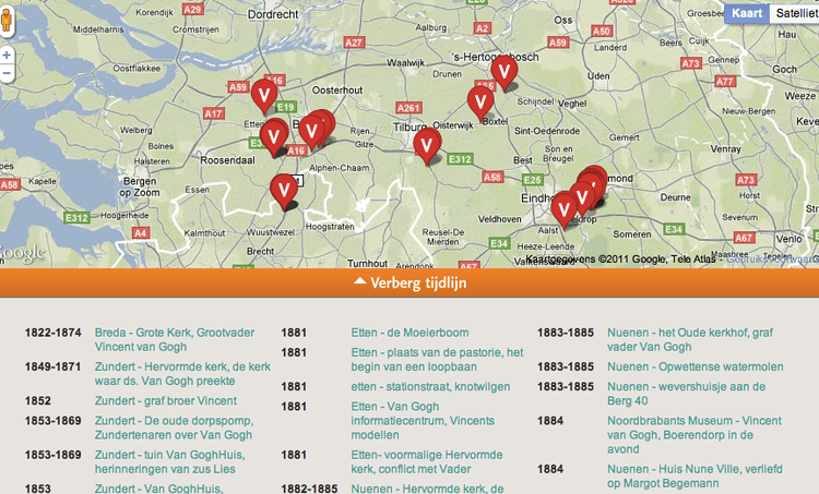 Vincent van Gogh's online biography