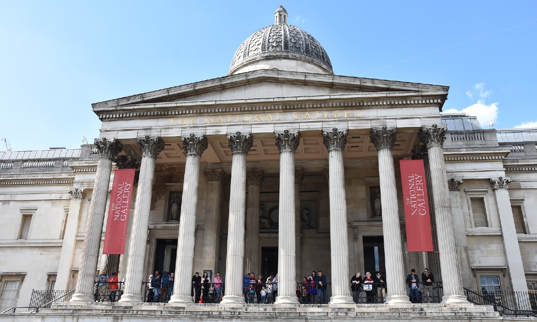 Protesters throw soup on Van Gogh’s Sunflowers at gallery in London