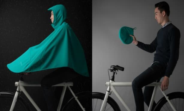 Stay dry cycling with this bike poncho from Amsterdam
