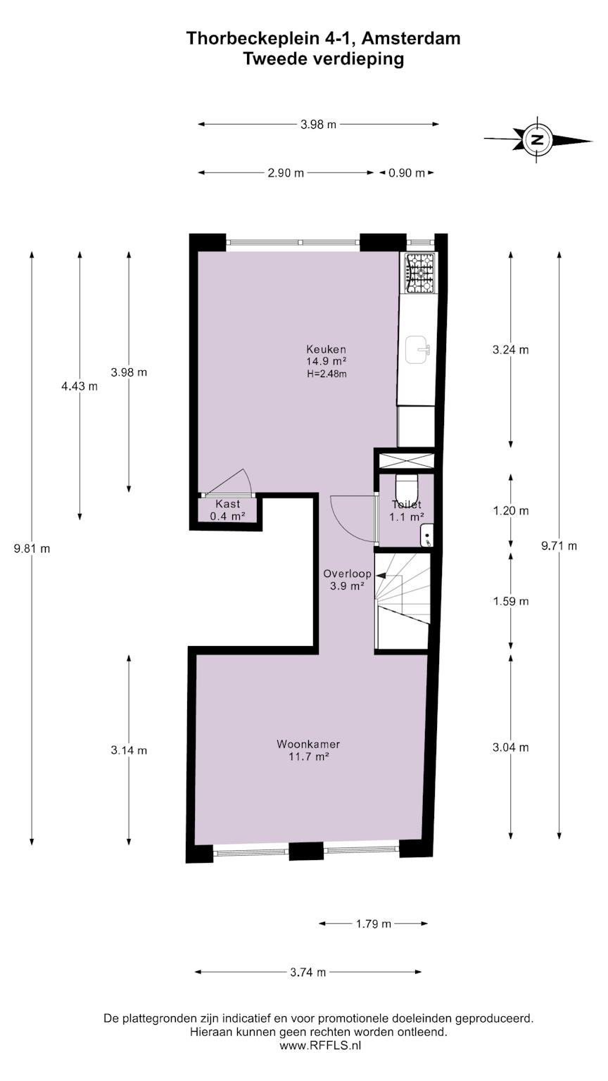 Apartment, Thorbeckeplein, Amsterdam