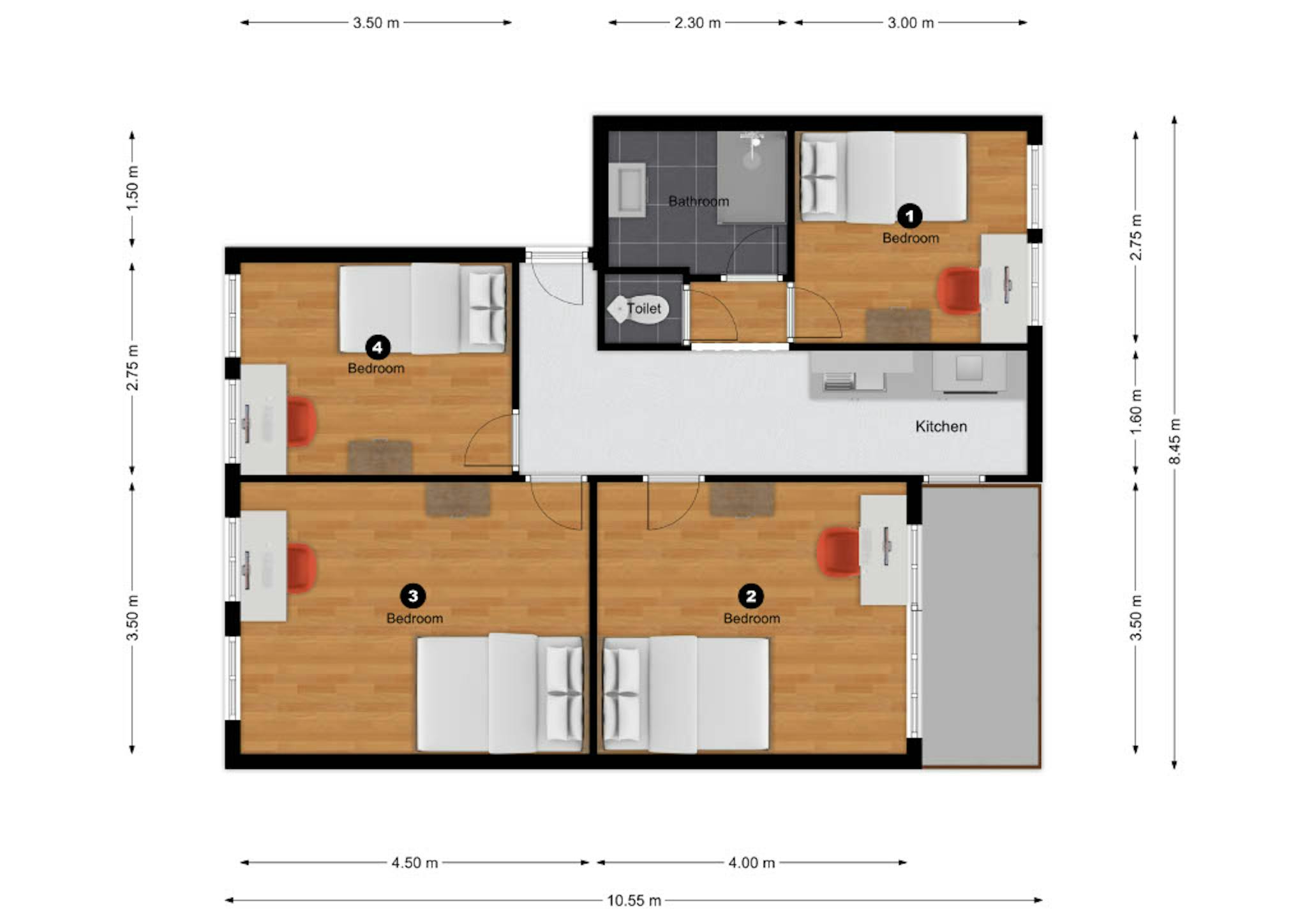 Apartment, Van der Lelijstraat, Delft