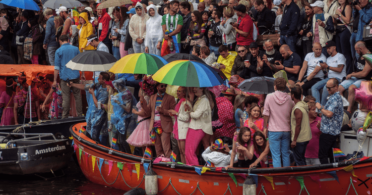 Cloudy and rainy weather forecast for final weekend of Pride Amsterdam