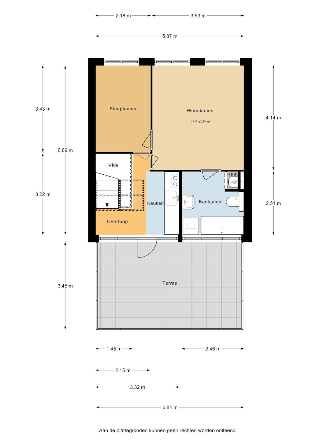 Apartment, Vechtstraat, Amsterdam