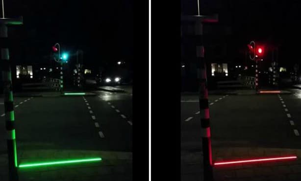 Special traffic lights in Bodegraven to alert smartphone addicts