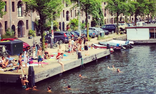 Are Amsterdam’s canals clean enough to swim in?