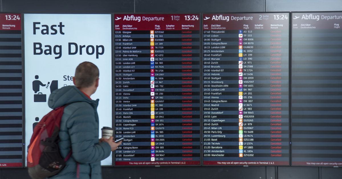 Two-thirds of flights still delayed at Berlin Airport after cyberattack
