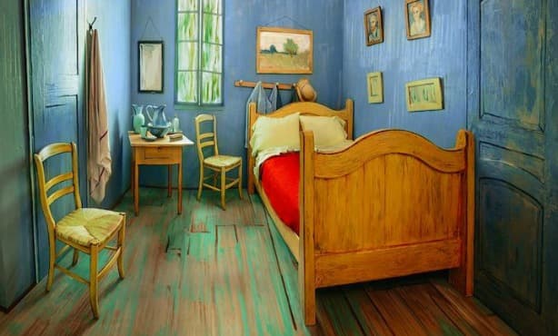 Spend the night in Van Gogh's famous bedroom painting