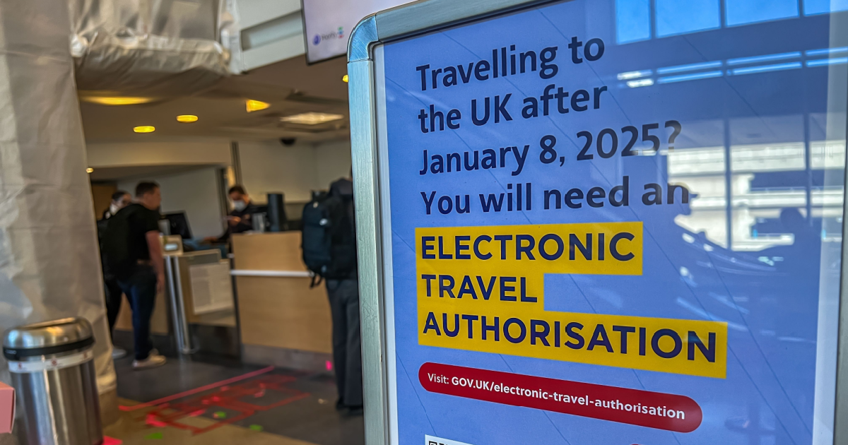 Cost of ETA for UK travel to rise by 25 percent