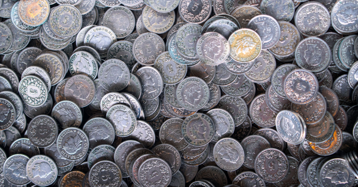54% of Switzerland supports abolishing the five-rappen coin