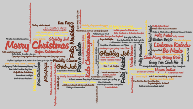 Merry Christmas in 160 Languages!