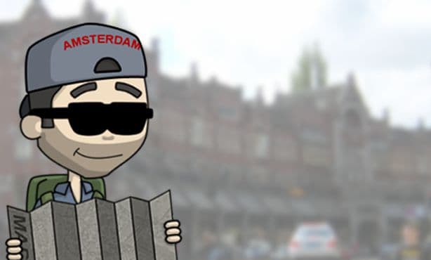 Invader Stu: How to spot tourists in Amsterdam
