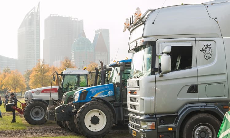 Dutch farmers' protests cause severe delays on roads across the Netherlands