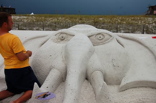 Sand Sculpture Festival in Scheveningen