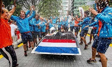 Victory for TU Delft's solar car!