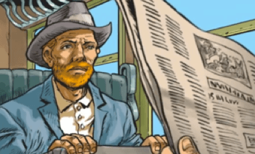 Van Gogh cartoon