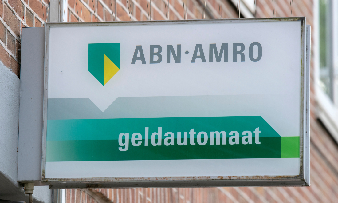 ABN Amro cash machine (ATM) in the Netherlands