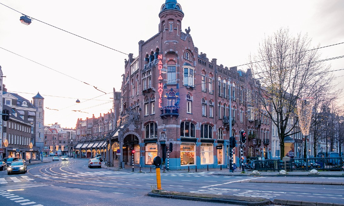 empty streets of amsterdam - coronavirus lockdown