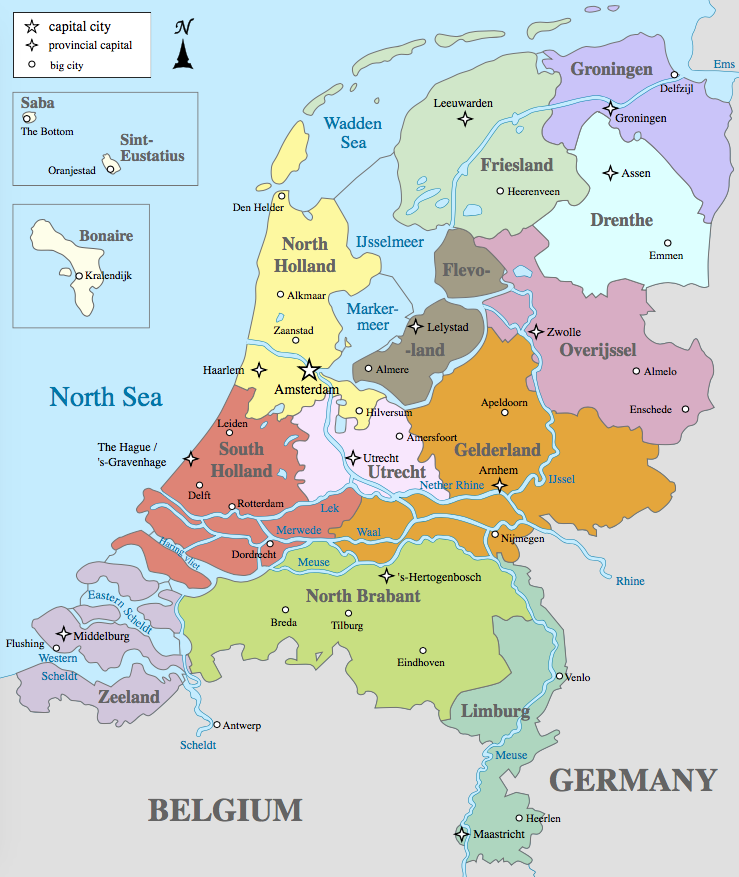 Netherland地图
