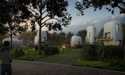 World first: 3D printed houses in Eindhoven 