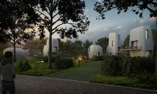 World first: 3D printed houses in Eindhoven 