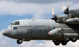 Military aircraft returns from Afghanistan without any Dutch