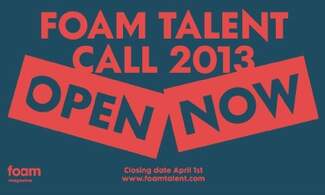 Foam Magazine Photography Talent Call 2013