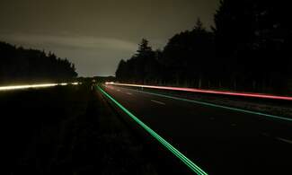 Glow-in-the-dark highway launched in North Brabant