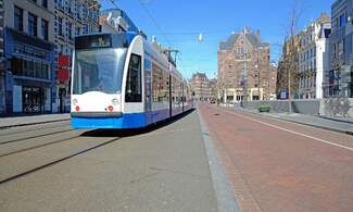 Number of people using Amsterdam public transport drops by more than half