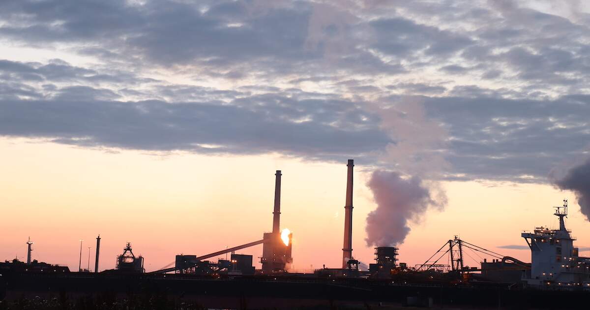 Emissions From A Tata Steel Works In Ijmuiden, Netherlands, At Sunset.  Photograph by Cavan Images - Fine Art America